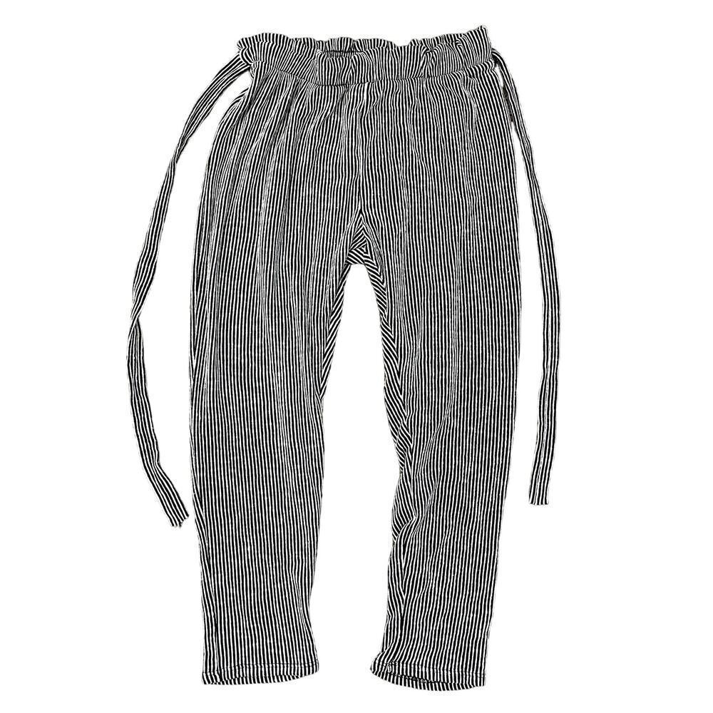 Caution to the Wind Anthropologie Black and White flowy pull-on pants size Med